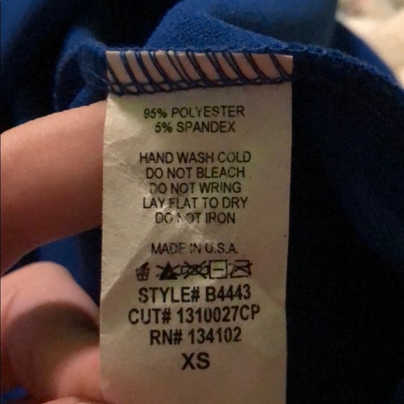 ~B Jewel~ Blue A line skirt size XS - Picture 6 of 6